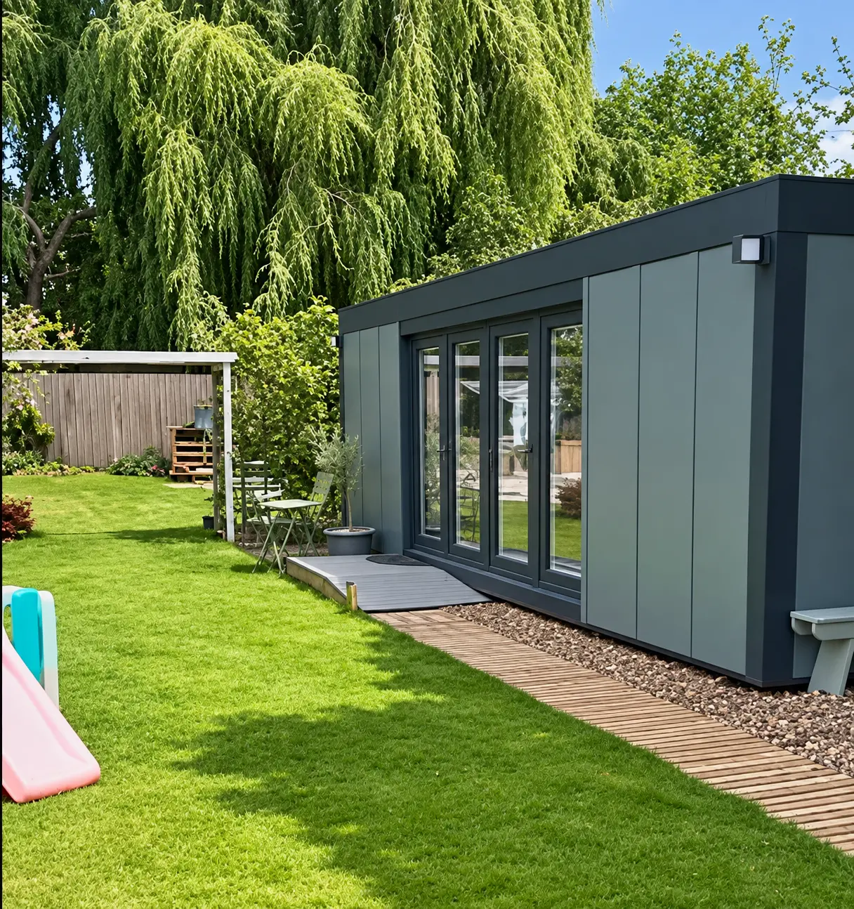 June's annexe at her daughter's Oxford home