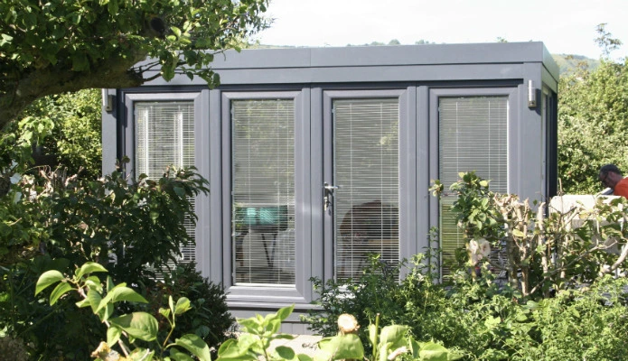 Jack and Tessa's 12'×8' QCB garden studio — used as a summerhouse