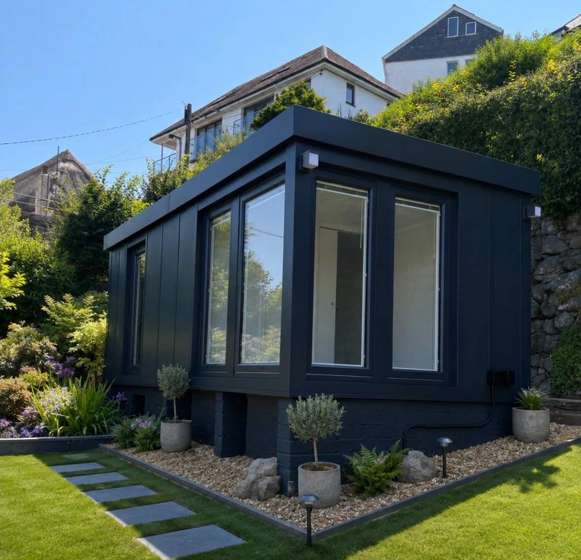 QCB5 Garden Offices — Booths Garden Studios