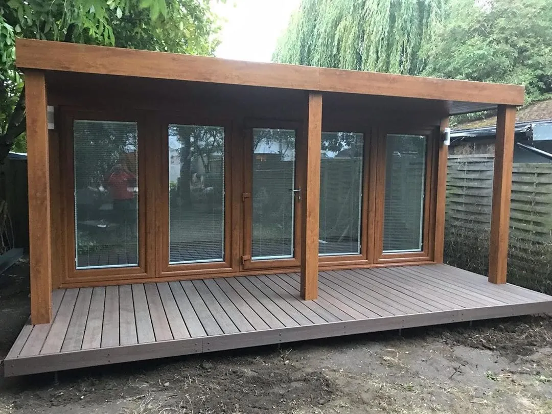 QCB5 with Flyover Roof — Booths Garden Studios